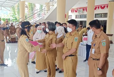 87 CPNS dan P3K Guru Formasi Tahun 2021 Terima SK dari Bupati Bolmong