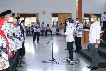 Yasti Resmi Kukuhkan  Pengurus PGRI Kabupaten Bolmong Masa Bhakti XXII Tahun 2021-2025