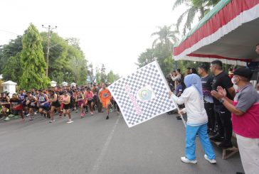 Tatong Bara Canangkan Car Free Day serta Lepas Lomba Lari 5 KM dan 10 KM Tingkat Kota Kotamobagu