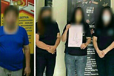 4 Terduga Pelaku Pemerasan di Sebuah Rumah Makan di Boulevard Manado, Diamankan Polisi
