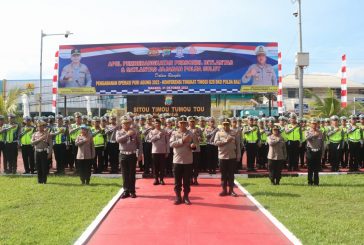 Kapolda Sulut Pimpin Apel Perdana dan Pemberangkatan Personel Pengamanan G20 BKO Polda Bali