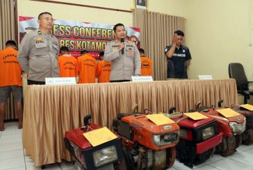 Sat Reskrim Polres Kotamobagu Ringkus Komplotan Pencurian Mesin Traktor