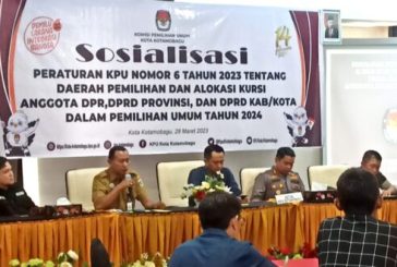 Wakili Wali kota, Nasli Paputungan Hadiri Sosialisasi PKPU no 6 Tahun 2023