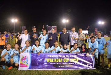 Tatong Bara Buka Turnamen Walikota Cup Sepak Bola Putri se – BMR