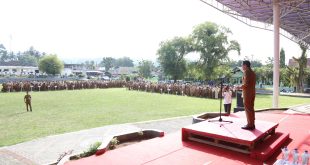 Wali Kota Kotamobagu Pimpin Apel Perdana Usai Cuti Lebaran